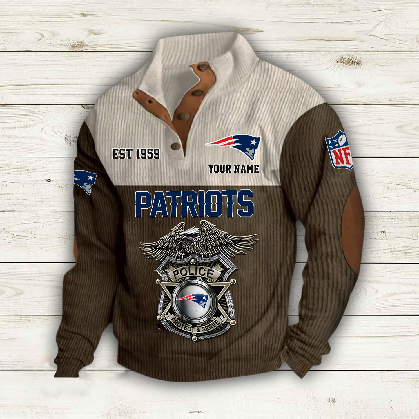 NE x NFL Custom Name Sport Sweatshirt DatND DVT