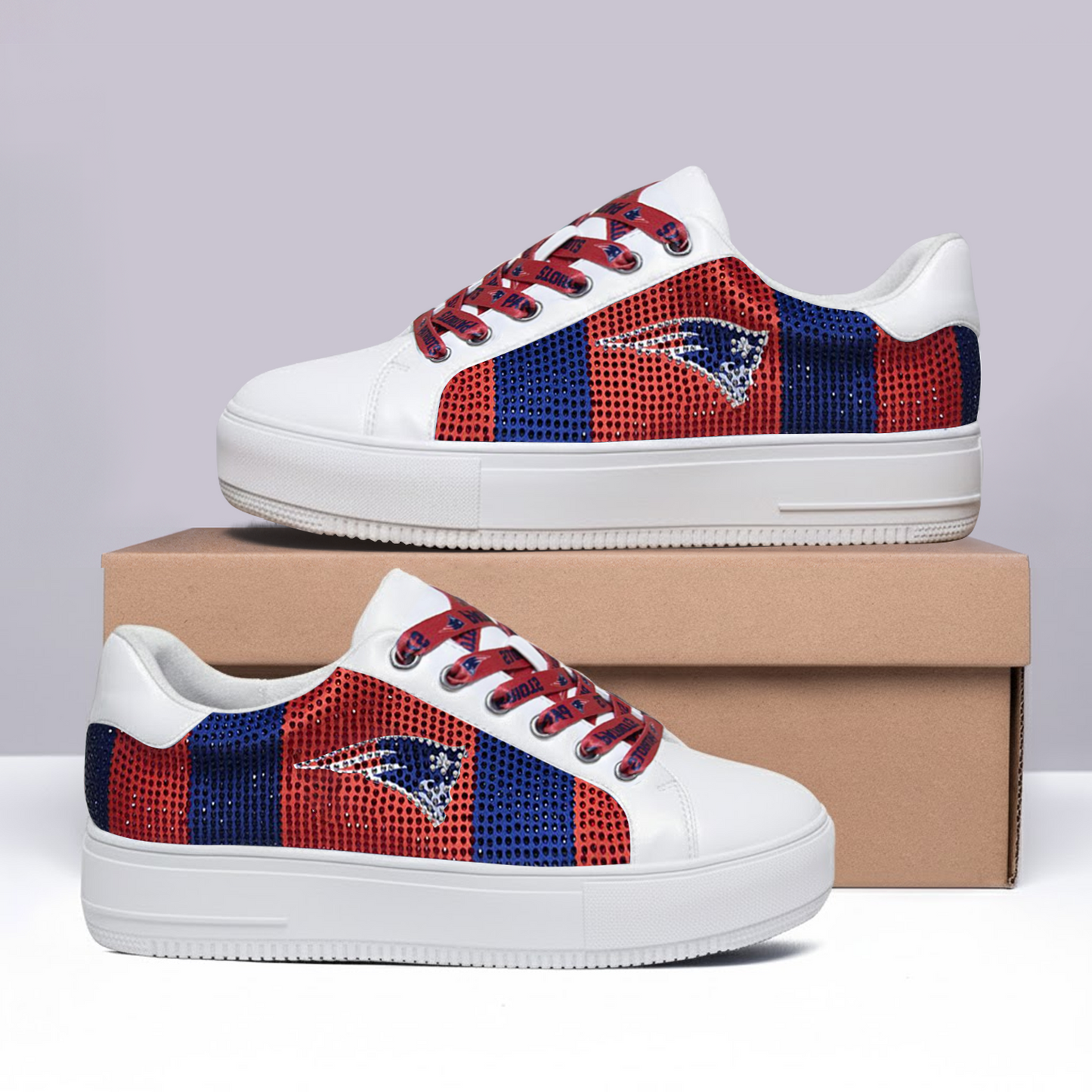 NE x NFL Lace-Up Sparkle Sneaker DatND DVT