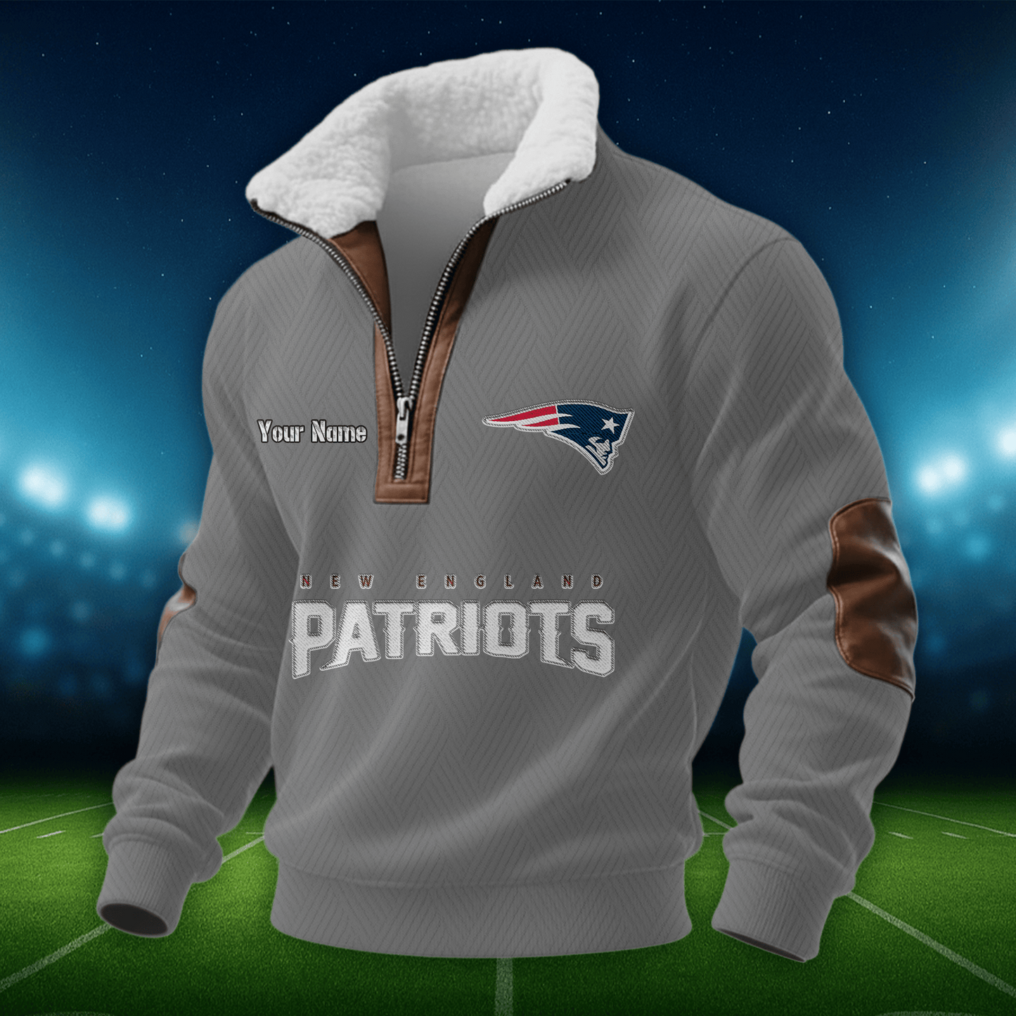 NEP NFL Men Fur Collar Sweatshirt DDT CTND