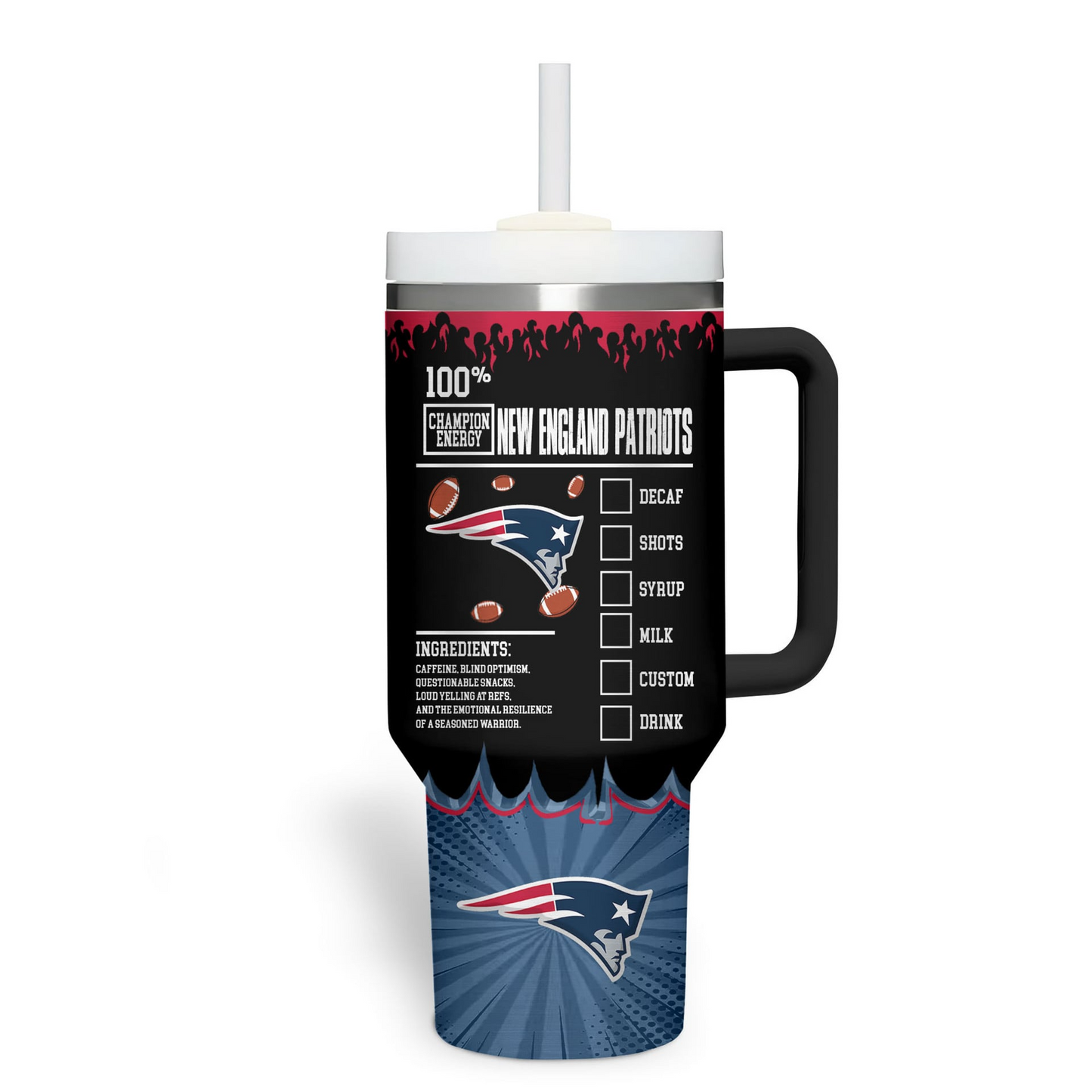 NEP Premium NFL Champion Energy Tumbler 40oz DDT CTND