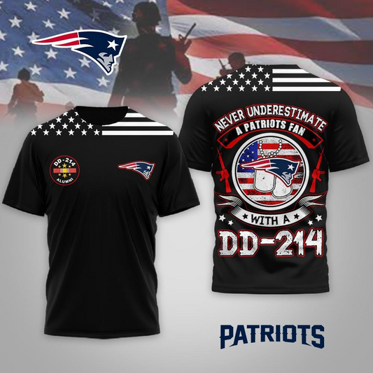 NEP Premium NFL DD-214 Alumni 3D Shirt DDT NTL