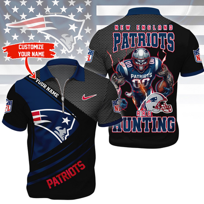 NEP Premium NFL Game Day Polo With Zipper Shirt DDT NTL