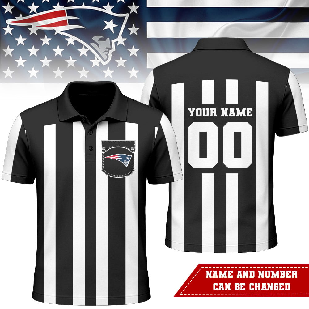 NEP Premium NFL Referees 3D Polo Shirt DDT NTL