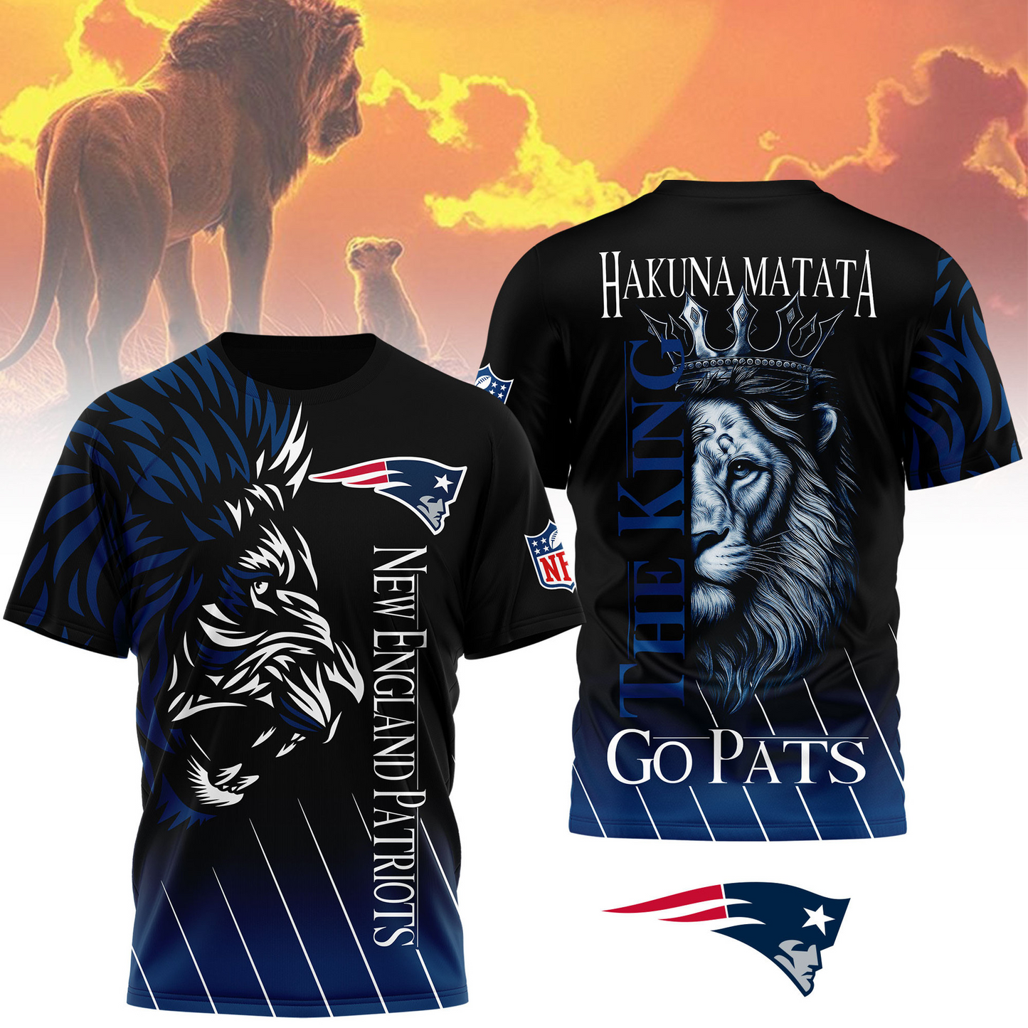 NEP Premium NFL The Lion King Fan Shirt DDT CTND
