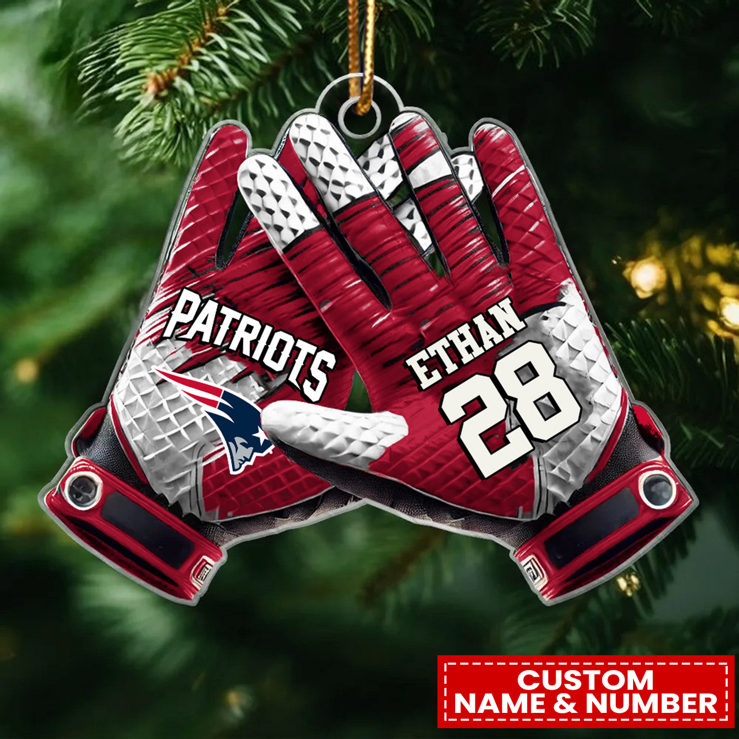 NEP x NFL Customized Christmas Acrylic Ornament DATND TANTD