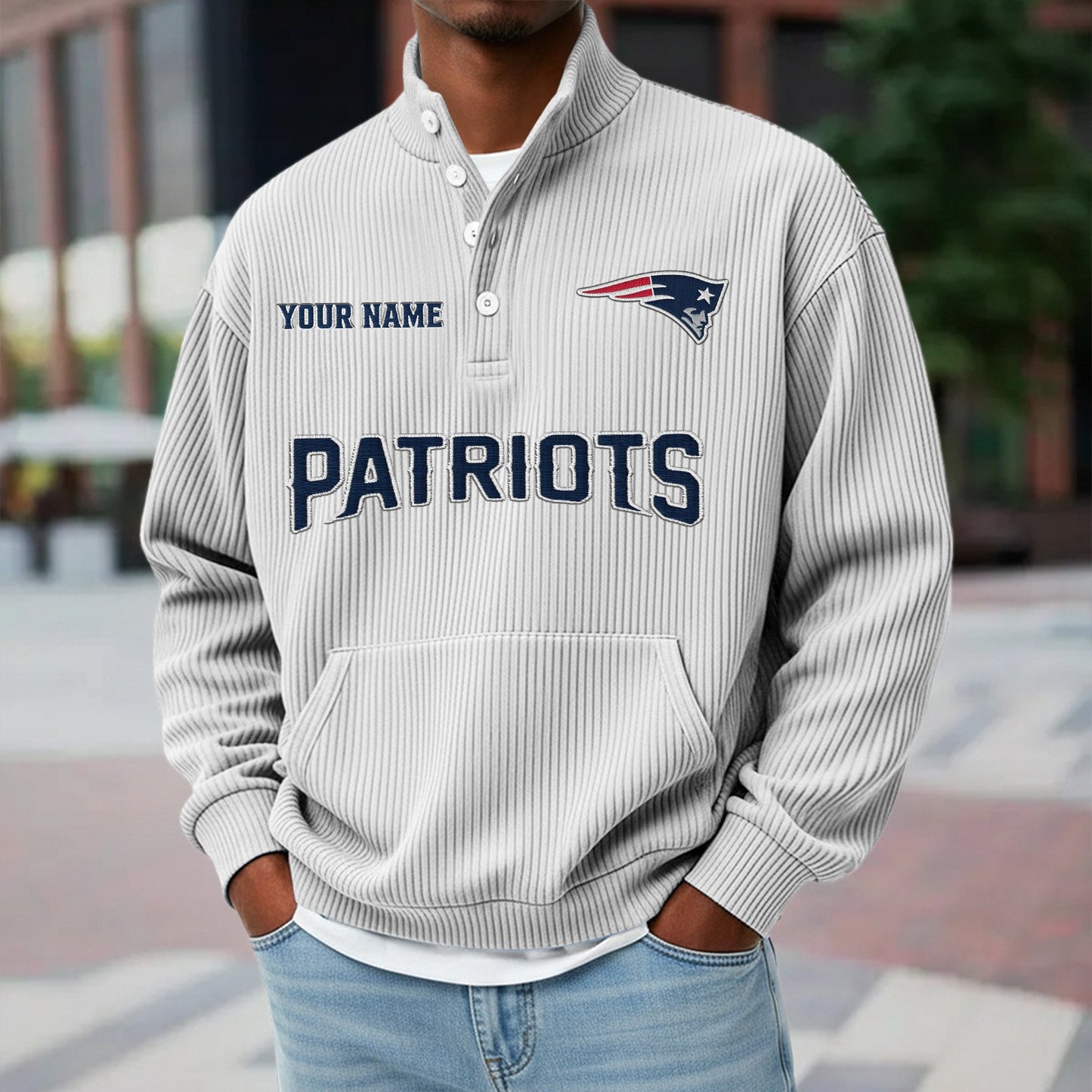 NEP x NFL Waffle High Neck Long Sleeved Sweatshirt DATND TANTD 221125