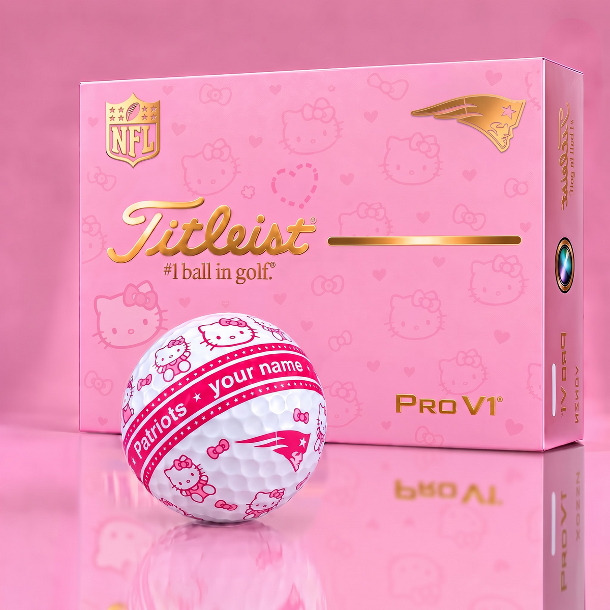 NEP x Personalized NFL Hello Kitty Women’s Golf Gift Set