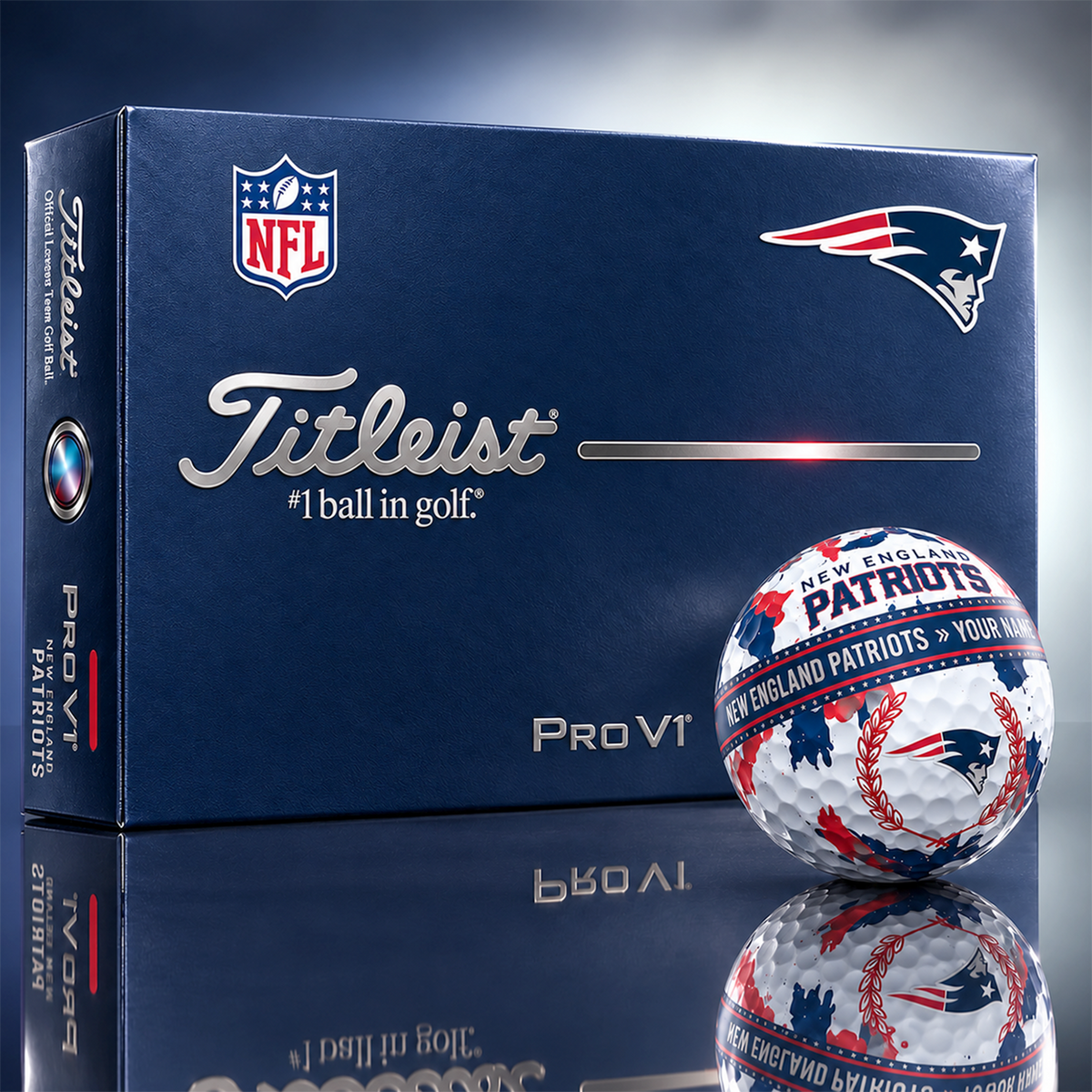 NEP x Premium NFL Titleist Pro V1 Golf Ball Set