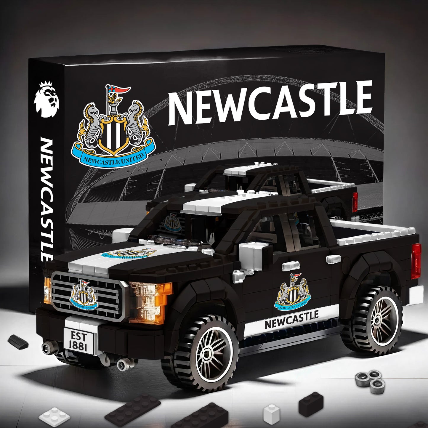 EPL 3D Racing Truck Model Building Block Set 2911 V1 NAK NHM