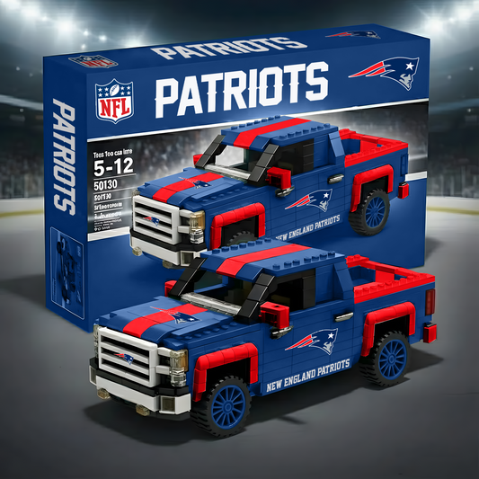 NE X NFL 3D Racing Truck Model Building Block Set 0212 NAK NHT