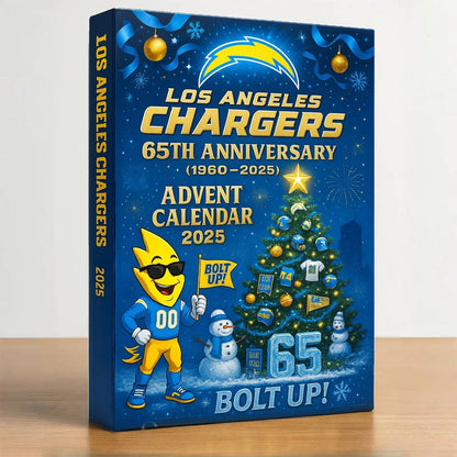 NFL LAC Team Advent Calendar Christmas V1 NAK NHM