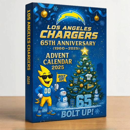 NFL LAC Team Advent Calendar Christmas V1 NAK NHM