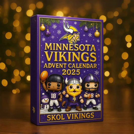 NFL MIN Team Advent Calendar Christmas V1 NAK NHM