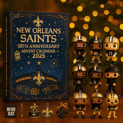 NFL NO Team Advent Calendar Christmas V1 NAK NHM