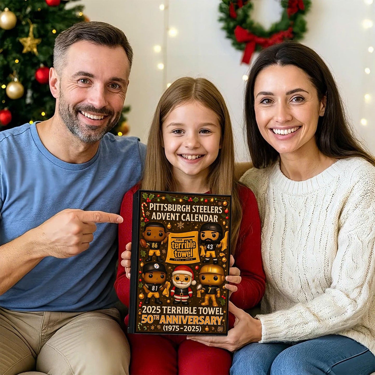 NFL PIT Team Advent Calendar Christmas V1 NAK NHM