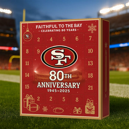 NFL SF Team Advent Calendar Christmas V1 NAK NHM