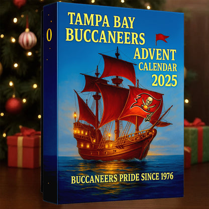 NFL TB Team Advent Calendar Christmas V1 NAK NHM