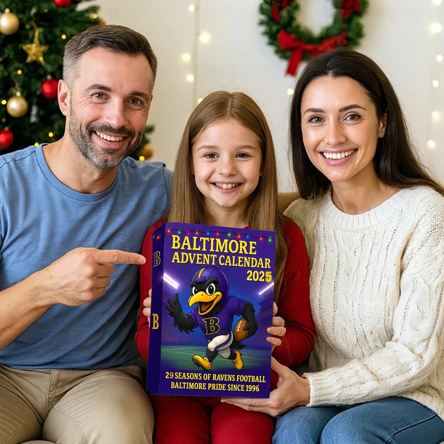 NFL x BAL 2025 Christmas Advent Calendar HLP