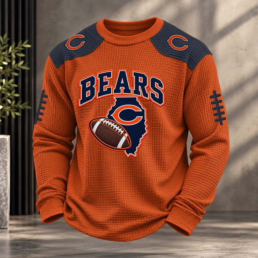 NFL x CHI Team Color Waffle Sweatshirt