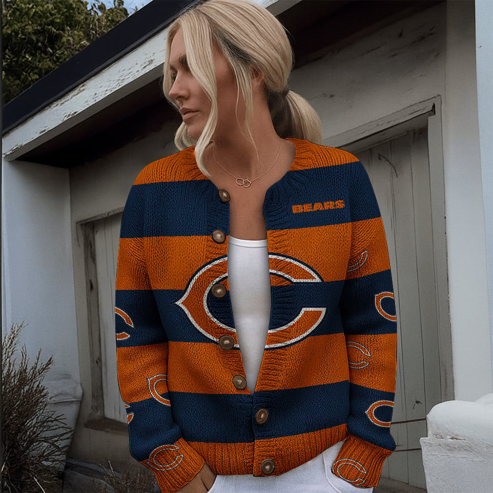 NFL x CHI Women's Cardigan Sweater HLP