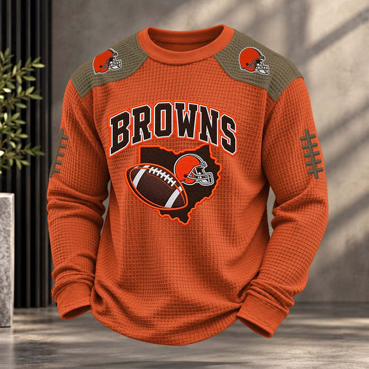 NFL x CLE Team Color Waffle Sweatshirt