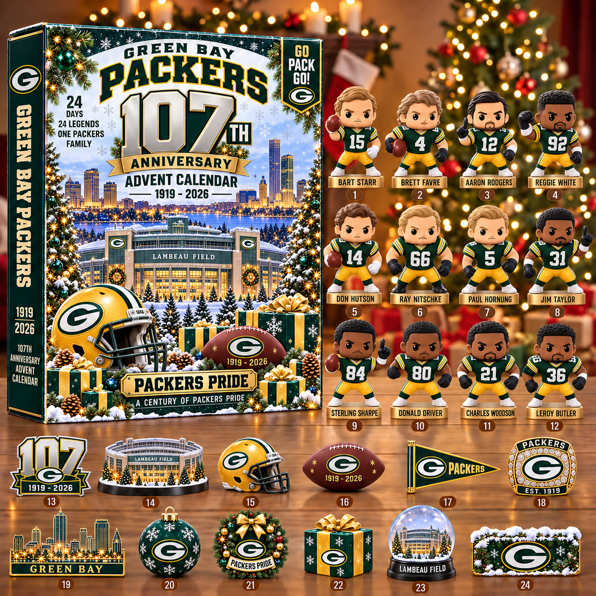 NFL x GB 24 Days 2026 Anniversary Advent Calendar Blind Box