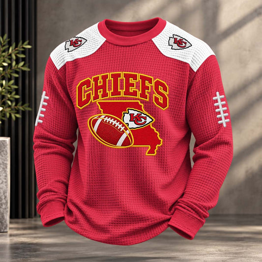 NFL x KC Team Color Waffle Sweatshirt