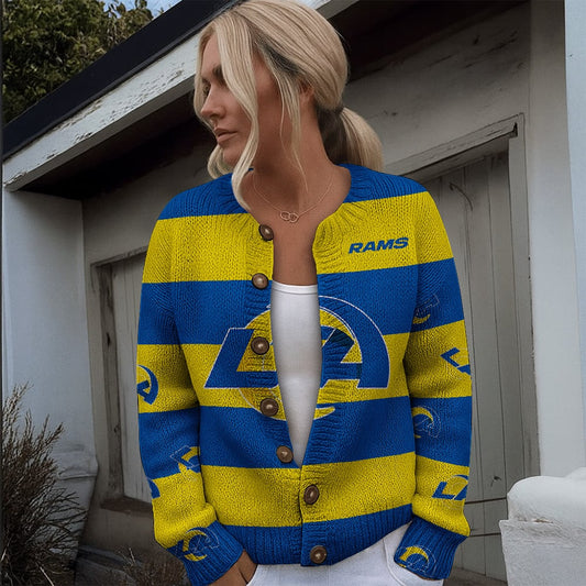 NFL x LAR Women's Cardigan Sweater HLP
