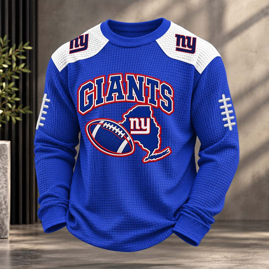 NFL x NYG Team Color Waffle Sweatshirt
