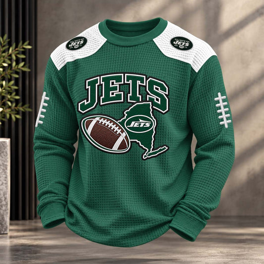 NFL x NYJ Team Color Waffle Sweatshirt
