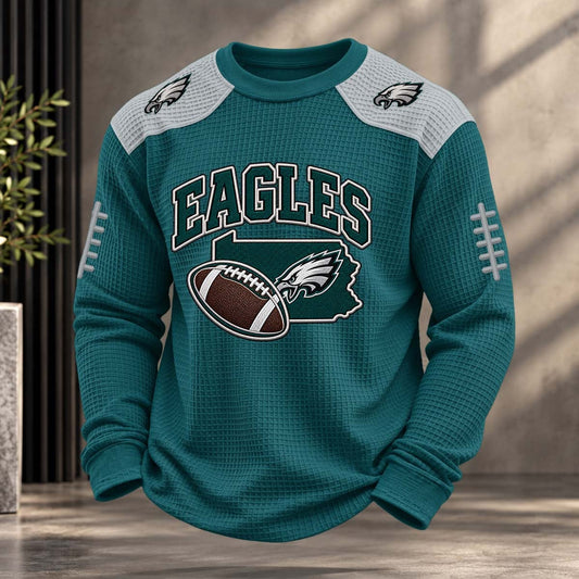 NFL x PHI Team Color Waffle Sweatshirt