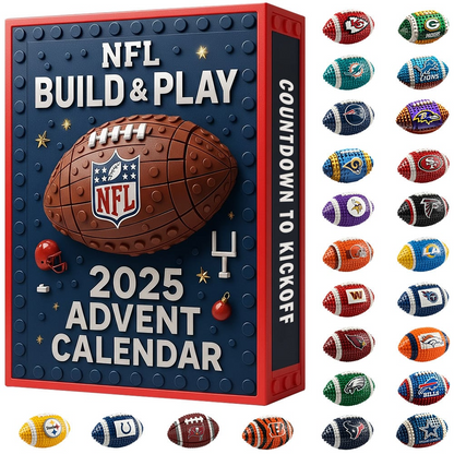 NFL All Team Football Ball Full Set Advent Calendars 2025 Blind Boxes Gifts 131125 V1 NAK NHT