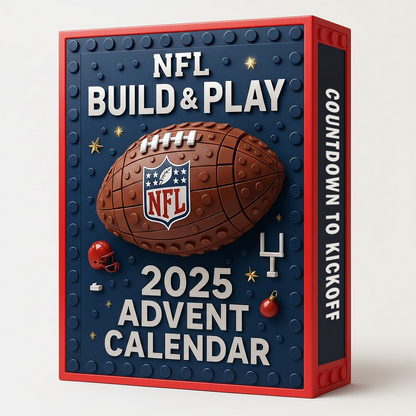 NFL All Team Football Ball Full Set Advent Calendars 2025 Blind Boxes Gifts 131125 V1 NAK NHT