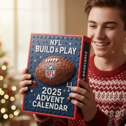 NFL All Team Football Ball Full Set Advent Calendars 2025 Blind Boxes Gifts 131125 V1 NAK NHT