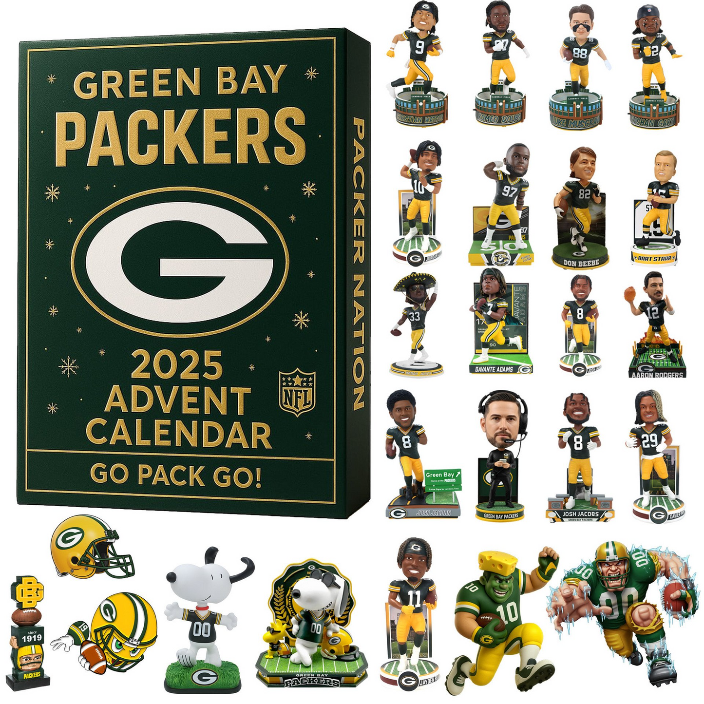 NFL GBP Full Set Advent Calendars 2025 Blind Boxes Gifts 121125 V1 NAK NHT
