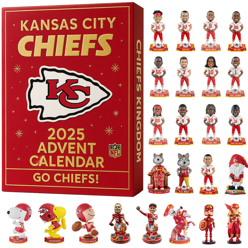 NFL KC Full Set Advent Calendars 2025 Blind Boxes Gifts 131125 V1 NAK NHT