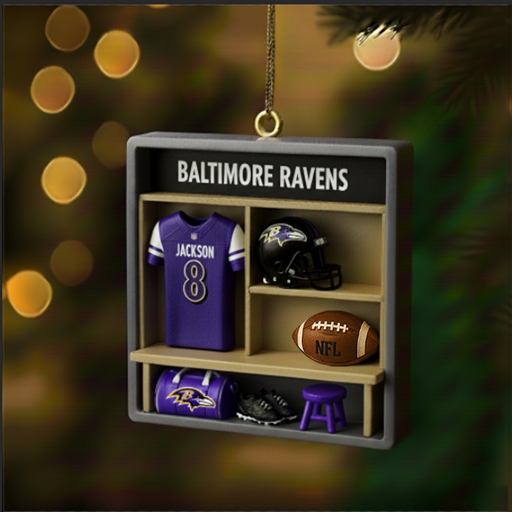 NFL x BAL Premium Ornament HLP HLPHUONG