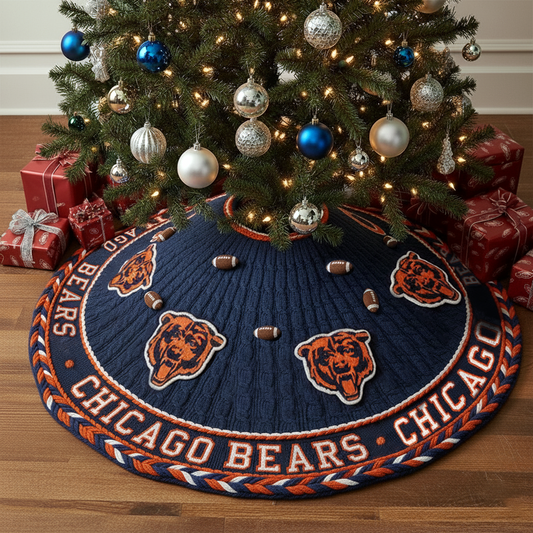 NFL x CHI Premium Christmas Tree Skirt HLP HLPHUONG