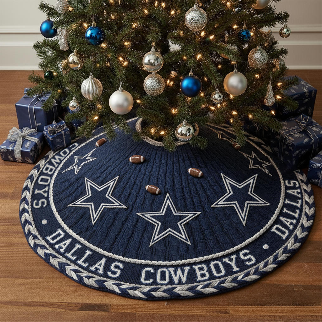 NFL x DAL Premium Christmas Tree Skirt HLP HLPHUONG