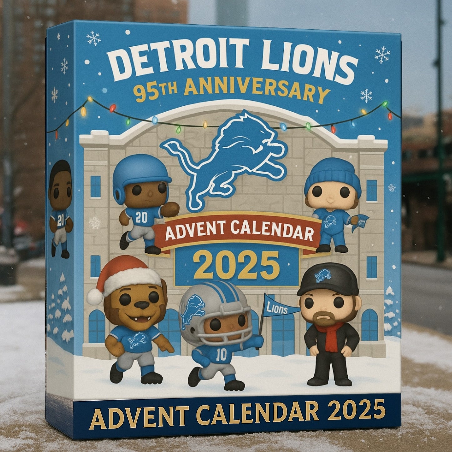 NFL x DET 95th Anniversary 2025 Advent Calendar HLP HLPHUONG