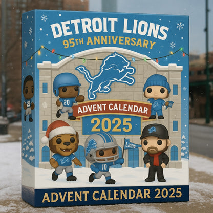 NFL x DET 95th Anniversary 2025 Advent Calendar HLP HLPHUONG