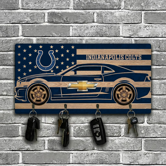 NFL x IND Team Camaro Z28 Wooden Key Holder HLP HLPHUONG