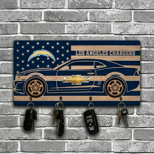 NFL x LAC Team Camaro Z28 Wooden Key Holder HLP HLPHUONG