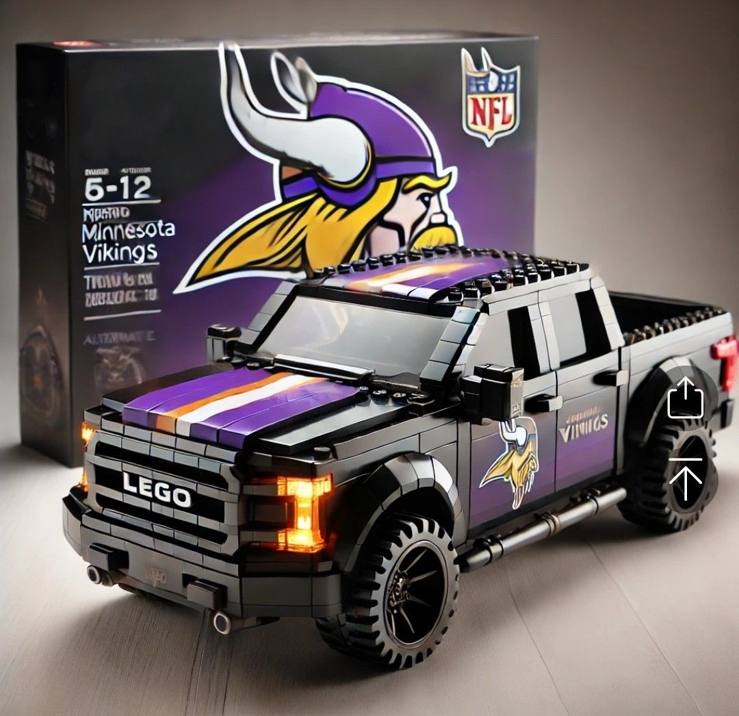 NFL Team Pickup Camaro Building Blocks NAK