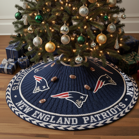 NFL x NE Premium Christmas Tree Skirt HLP HLPHUONG