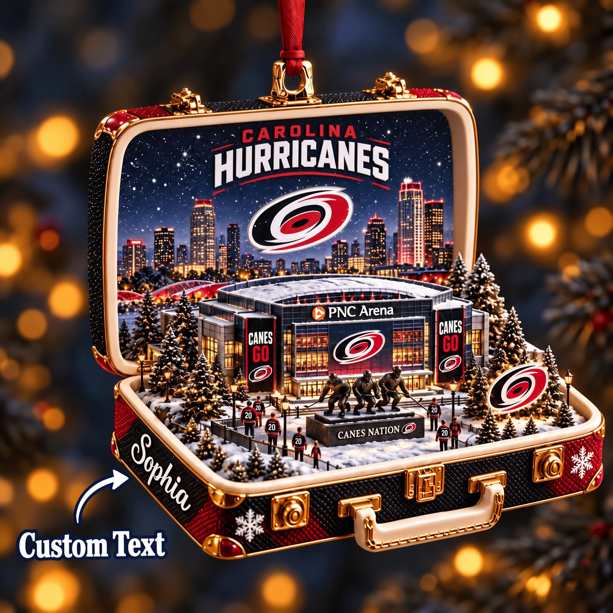 NHL x CAR Christmas Case Ornament