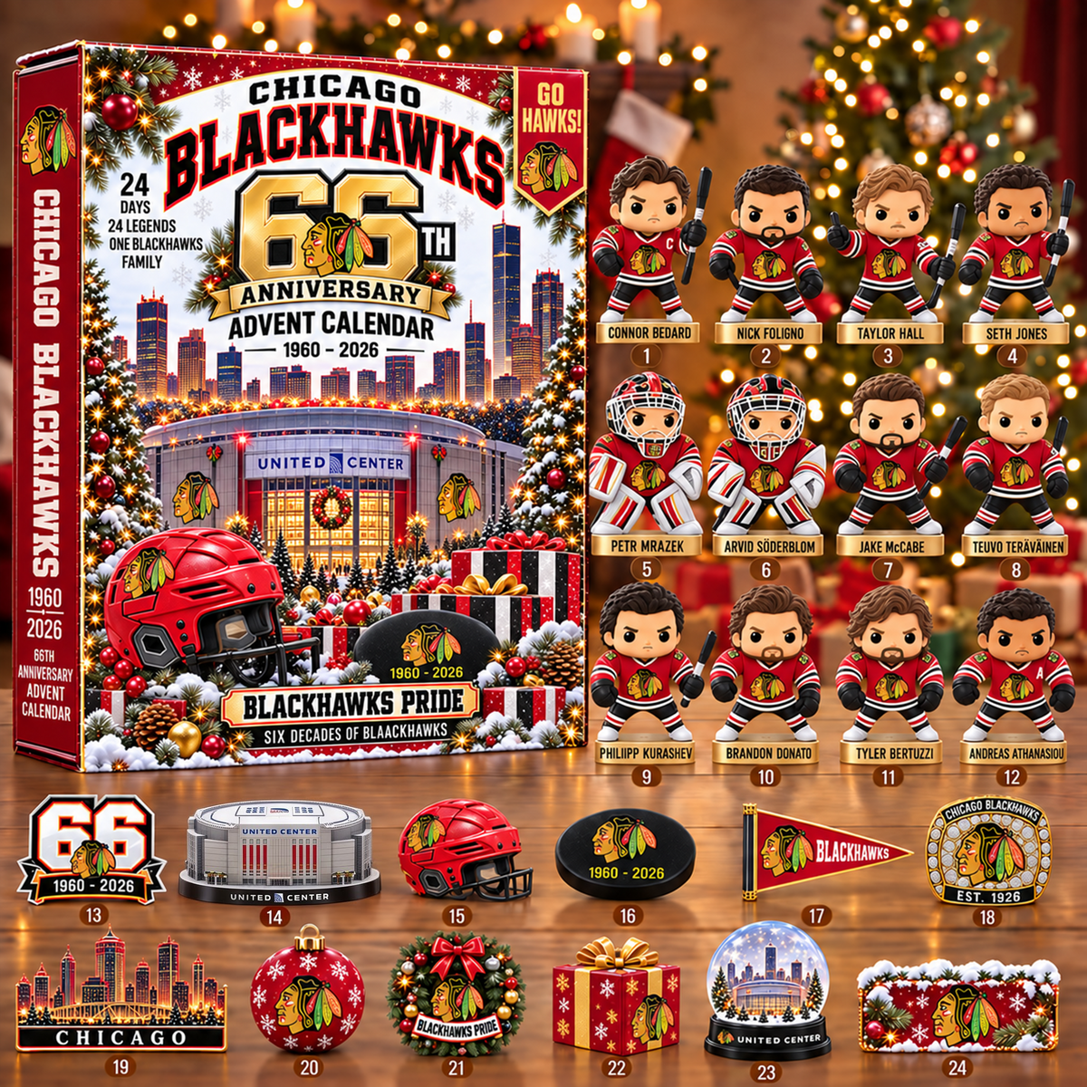 NHL x CHI Christmas V2 Advent Calendar Blind Box