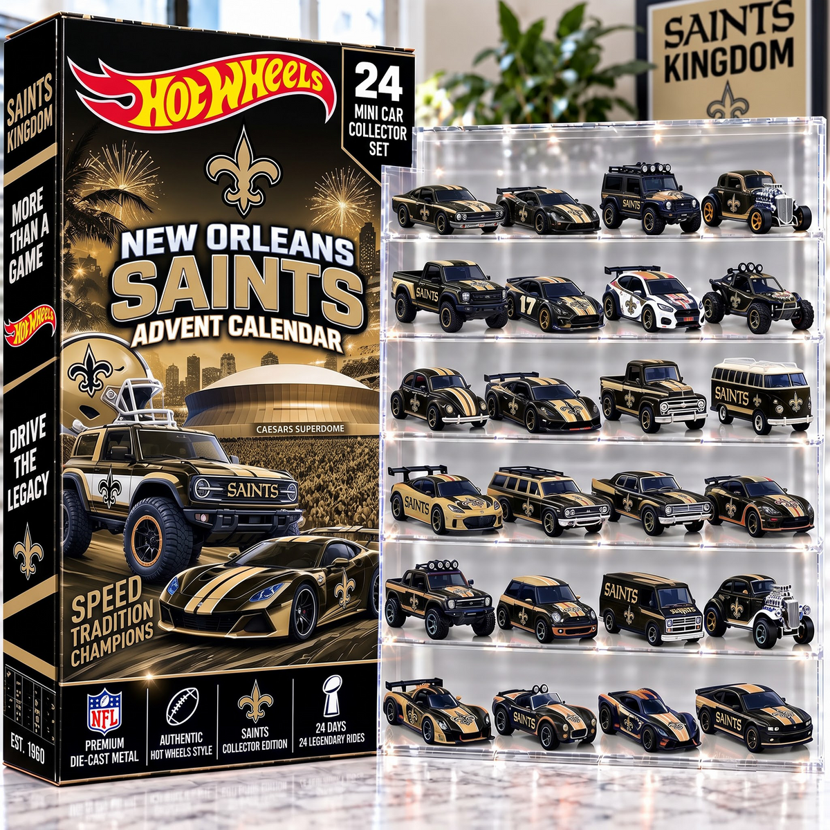 NO X Premium NFL Mini Car Advent Collection