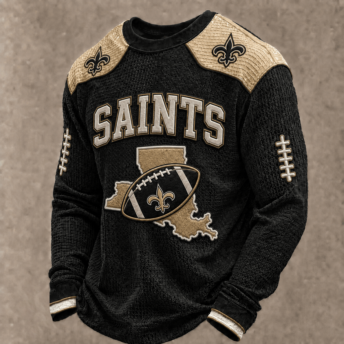 NO X Premium NFL  Vintage Baseball Stitch Sweatshirt