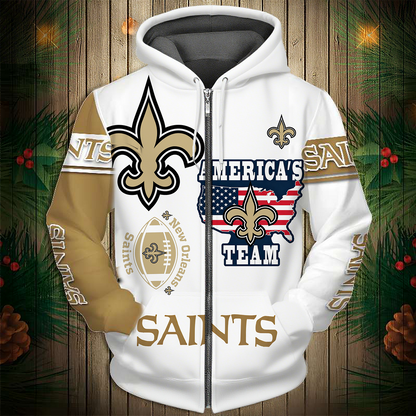 NOS Premium NFL 3D Graphic Hoodie DDT NTL
